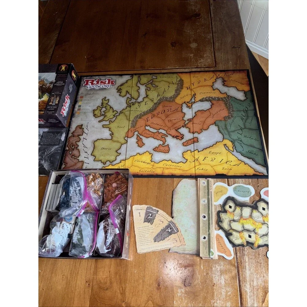 Risk GodStorm Board Game Avalon Hill 2004 Hasbro